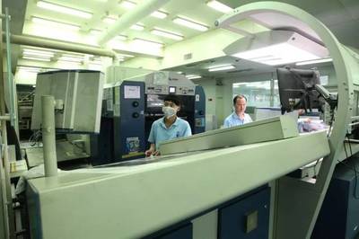 市委宣傳部調研組來樟調研雋思印刷公司